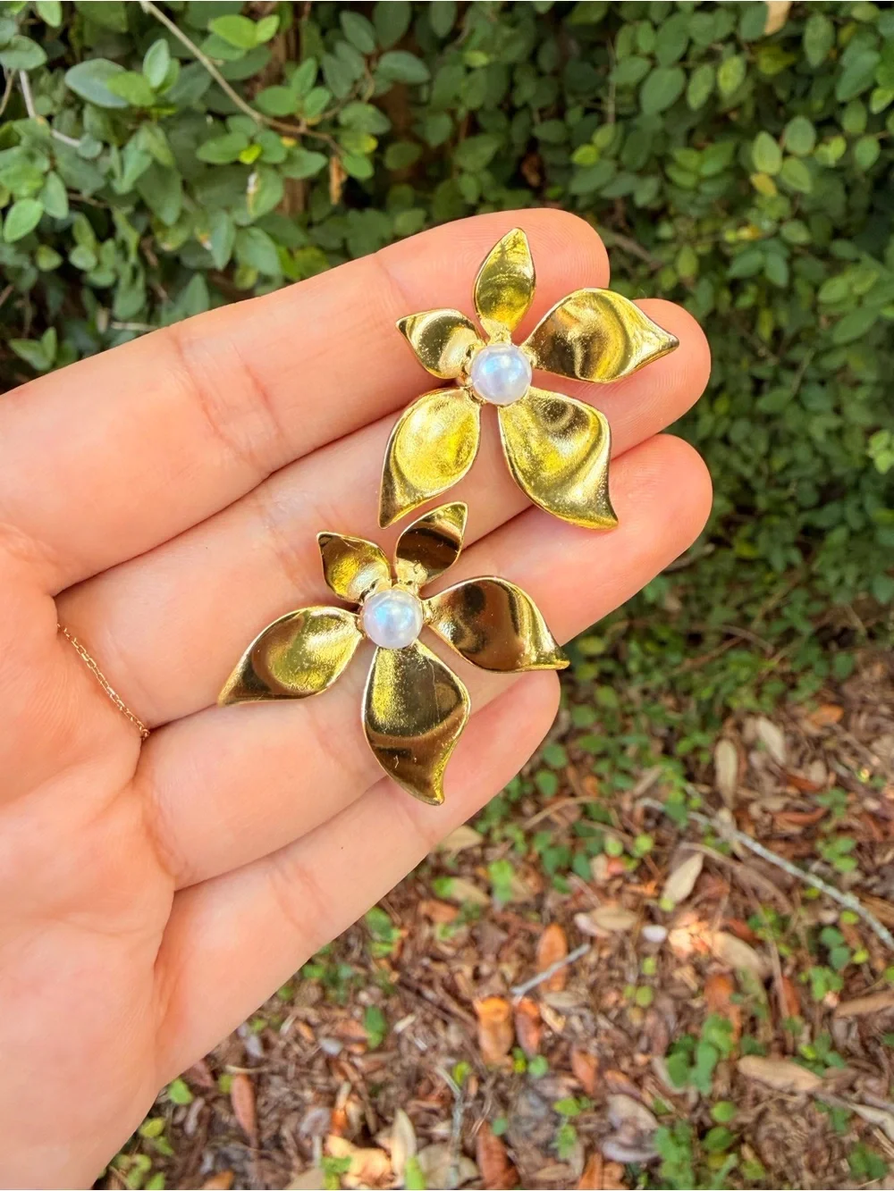 Tulip Earrings Barber Tulip Studs Earrings
